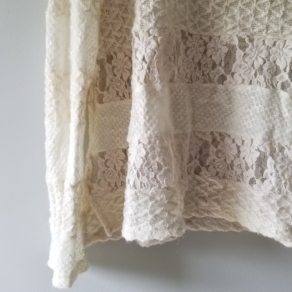 Anthropologie Meadow Rue Acolyte Lace Sweater - Picture 3 of 9